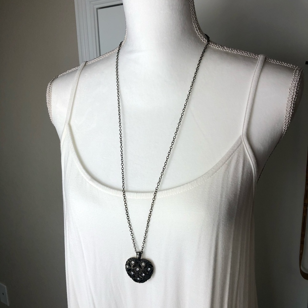 Gold heart shaped Fashion Necklace